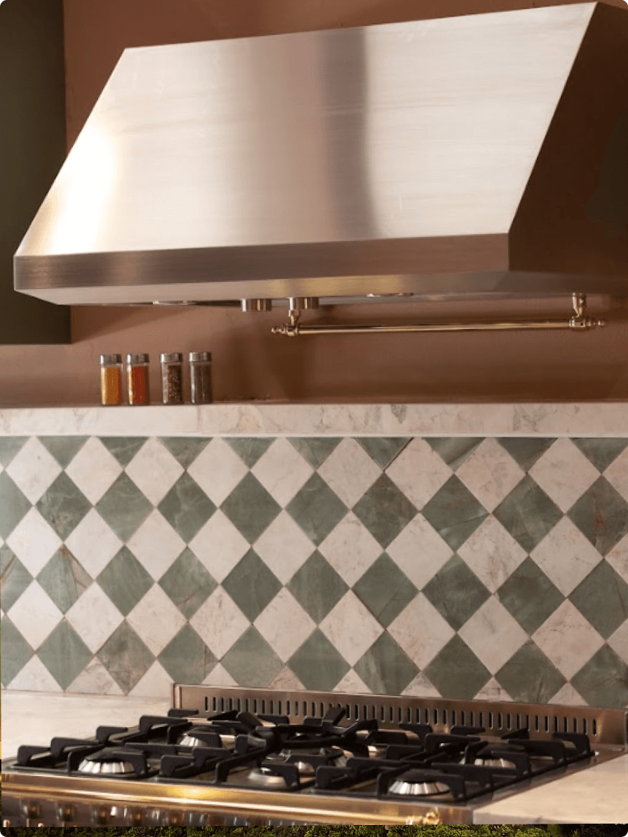 Cozinha Vintage e Coifa Tecno