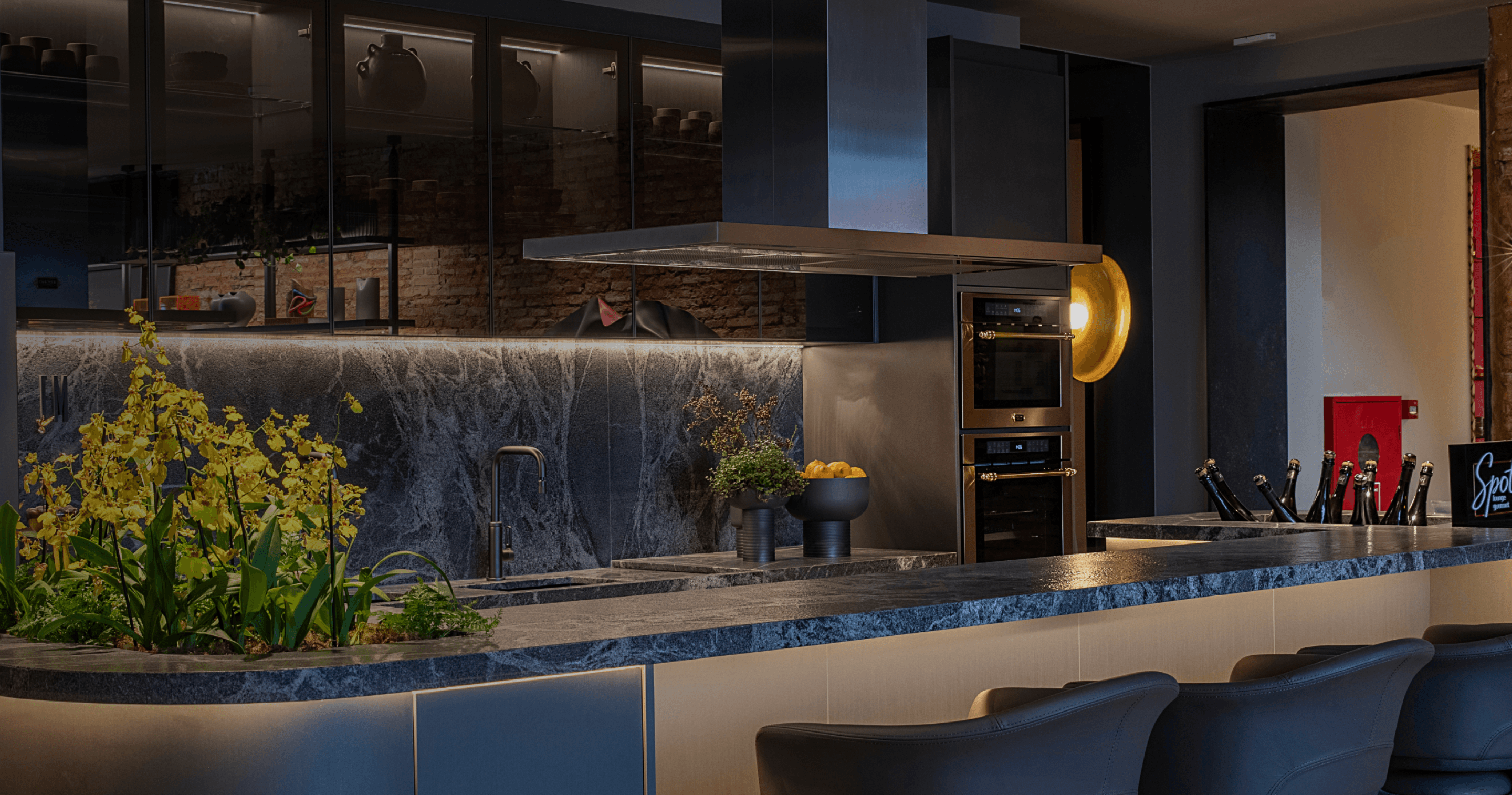 Um projeto moderno com toque industrial