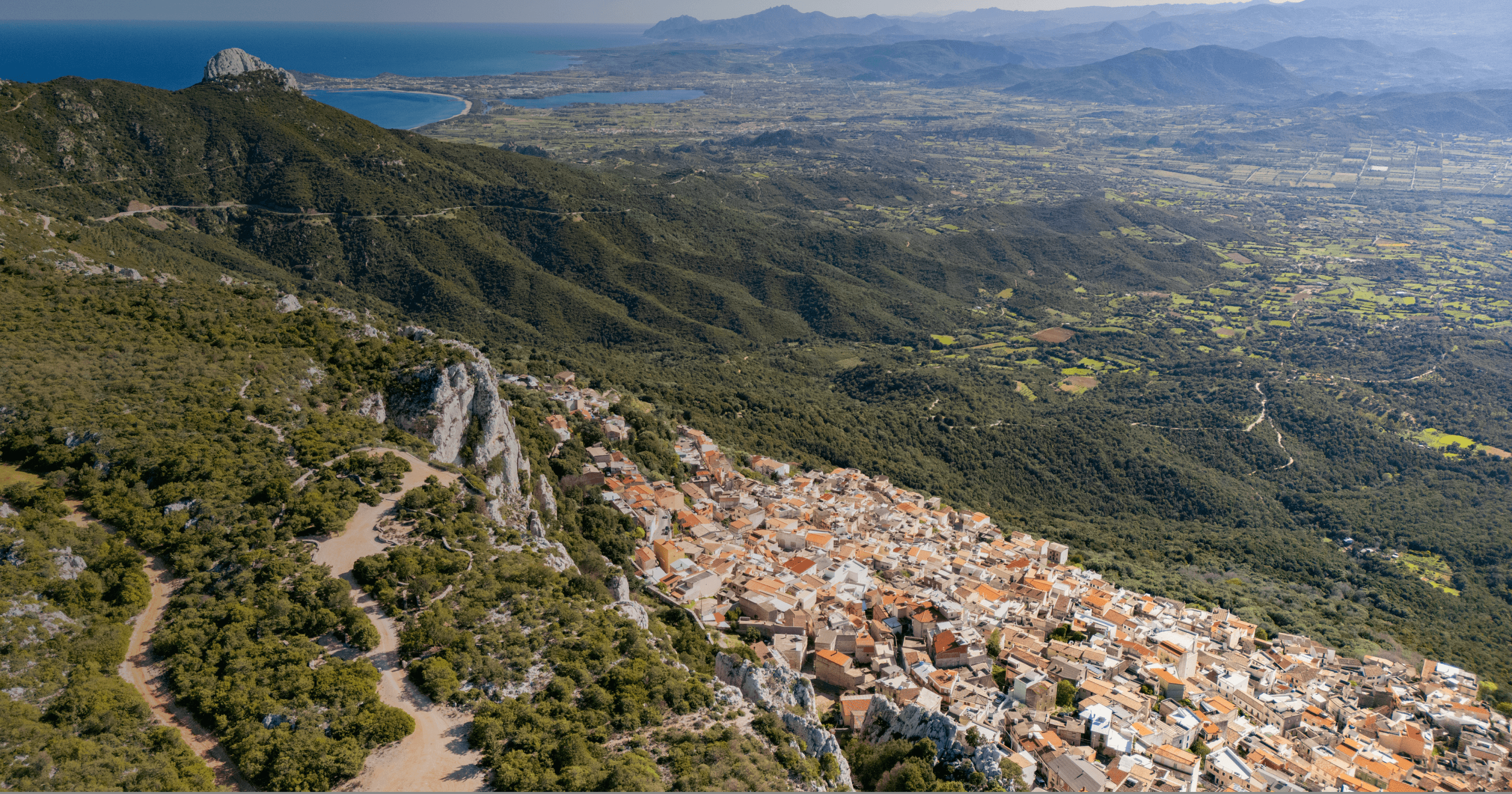 Vista aérea Sardenha