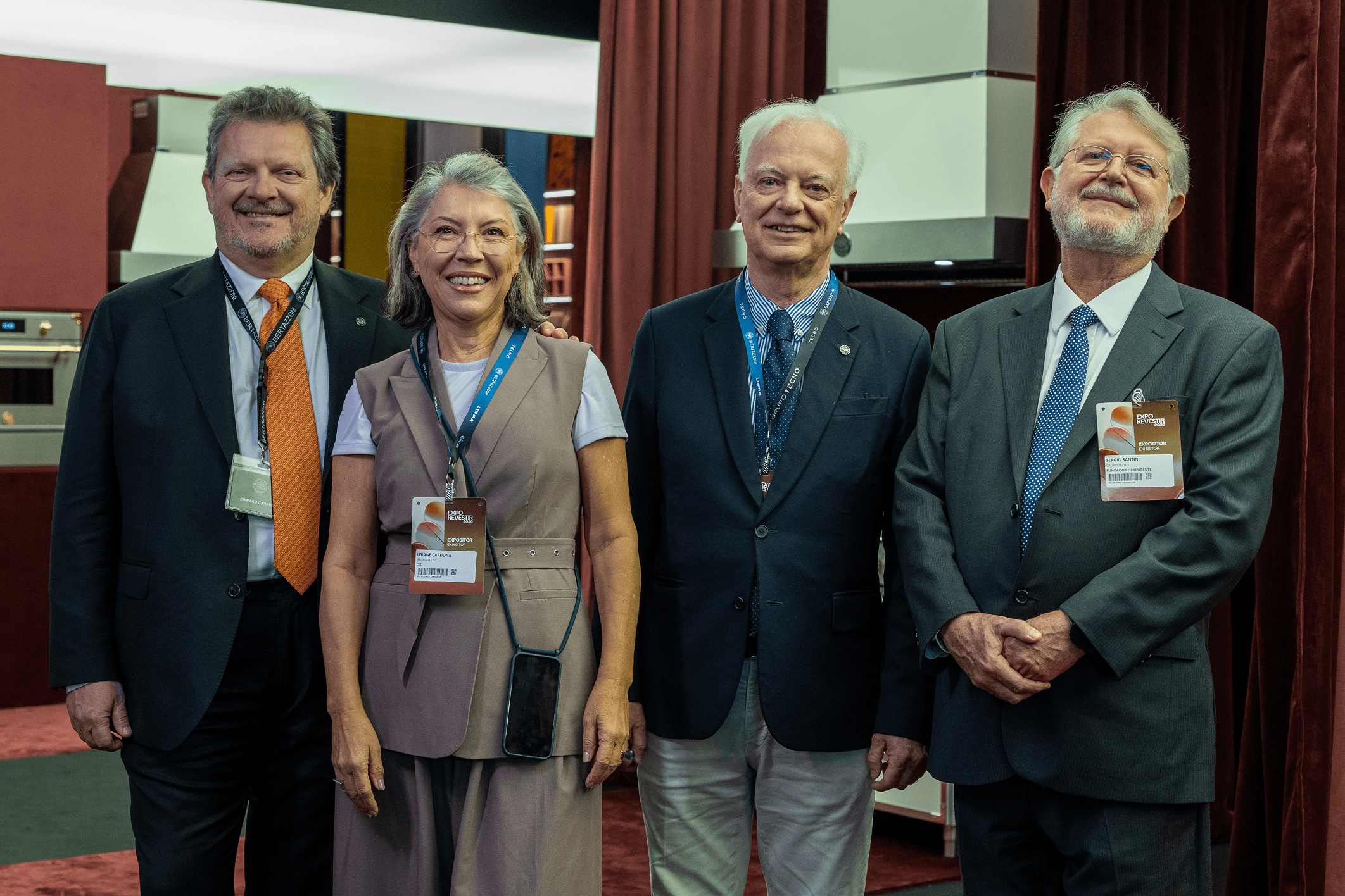 Executivos do Grupo TECNO na Expo Revestir 2026