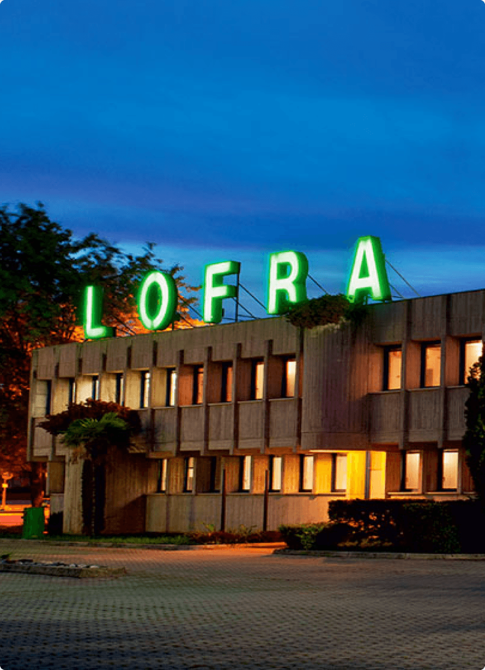Fachada do prédio da Lofra