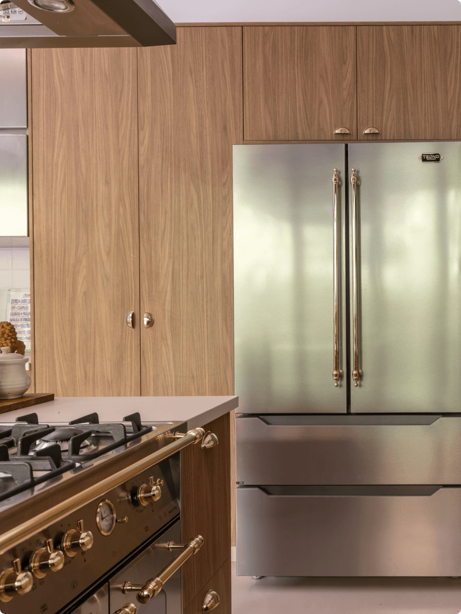 Fogão Lofra dolcevitta e Refrigerador vintage Tecno.