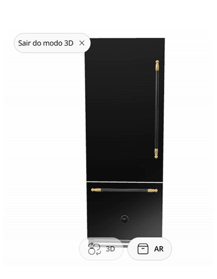 Modelo 3D Refrigerador Bertazzoni