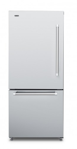 Refrigerador Tecno Professional TR44 BXDB de 76 cm com portas em inox escovado.