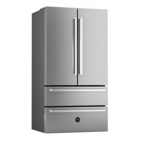 Refrigerador Bertazzoni PRO REF36 FDFIXNV de 91 cm e portas em inox escovado.