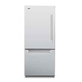 Refrigerador Tecno Professional TR44 BXDB de 76 cm com portas em inox escovado.