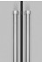Puxadores Tubulares: com elegante design ergonômico em aço escovado da linha Tecno Professional.